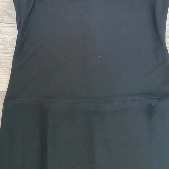 Claudia Cordic Asymmetrical Black Dress w/ Jewel beaded Straps - Picture 6 of 8